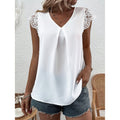 Ludovica | Women's V-Neck Lace Blouse