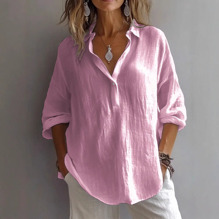 Luitgard | Women's Lightweight Blouse in Pink