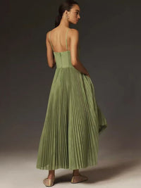 Lumi | Women's Sleeveless Pleated Maxi Dress