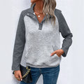 Lysandra | Women's Textured Pockets Hooded Hoodie