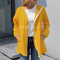 Lysbeth | Women's Pockets Lightweight Hooded Jacket
