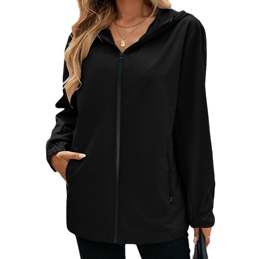 Macaria | Women's Pockets Lightweight Hooded Jacket