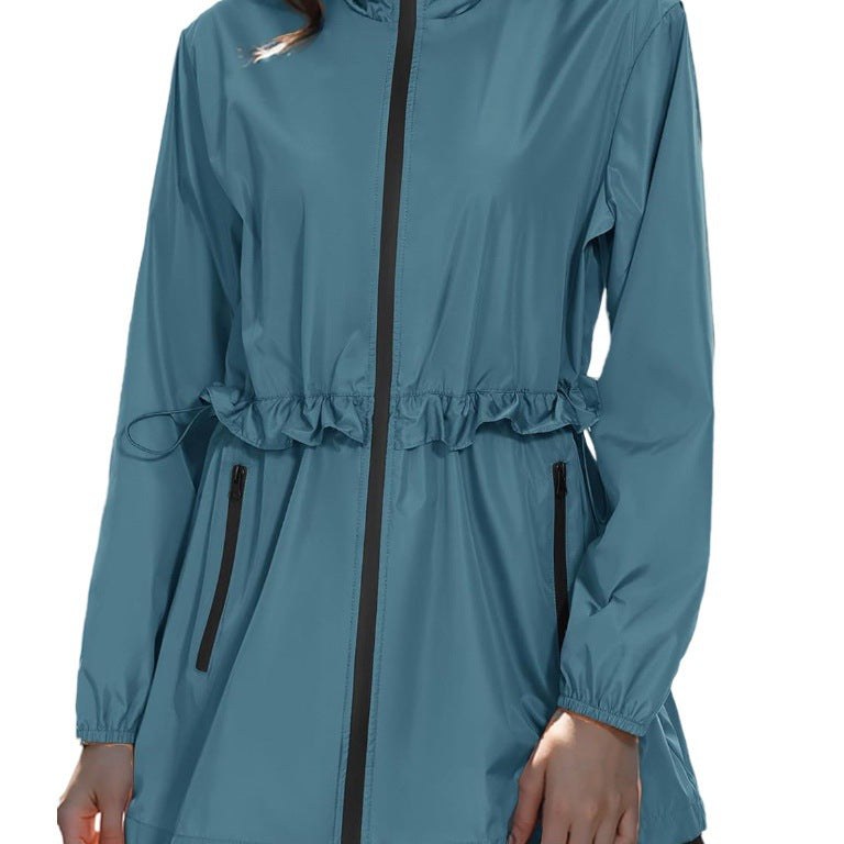 Madelaine | Women's Drawstring Pockets Lightweight Jacket