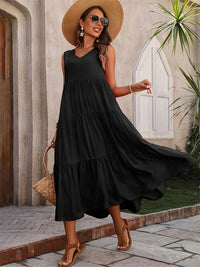 Madeleine | Women's Sleeveless V-Neck Maxi Dress