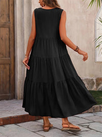 Madeleine | Women's Sleeveless V-Neck Maxi Dress