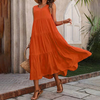 Madeleine | Women's Sleeveless V-Neck Maxi Dress
