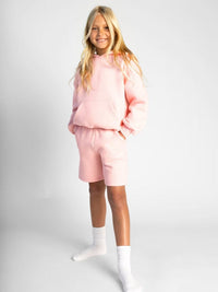 Magnolia | Women's Pockets Hooded Fleece Soft Hoodie in Pink