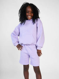 Magnolia | Women's Pockets Hooded Fleece Soft Hoodie in Purple