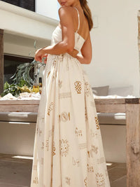Maialen | Women's Open Back Maxi Sundress