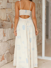 Maialen | Women's Open Back Maxi Sundress