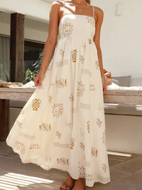 Maialen | Women's Open Back Maxi Sundress