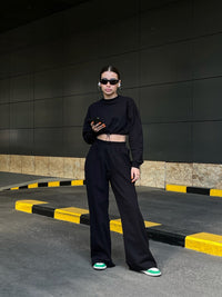 Maialen | Women's Top in Black