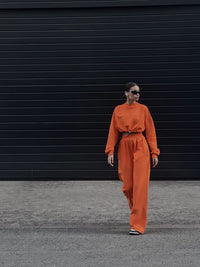 Maialen | Women's Top in Orange