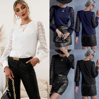 Maitane | Women's Sheer Puff Sleeve Blouse