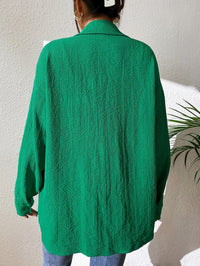 Maitena | Women's Textured Lightweight Casual Shirt in Green