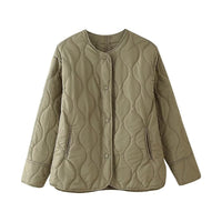 Manon | Women's Pockets Elegant Lightweight Jacket in Matcha