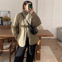 Manon | Women's Pockets Elegant Lightweight Jacket in Matcha
