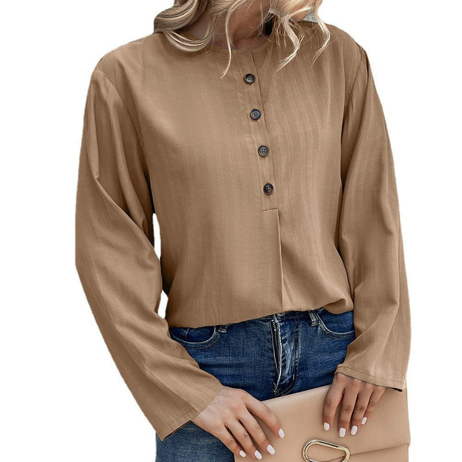 Manuelita | Women's Blouse in Khaki