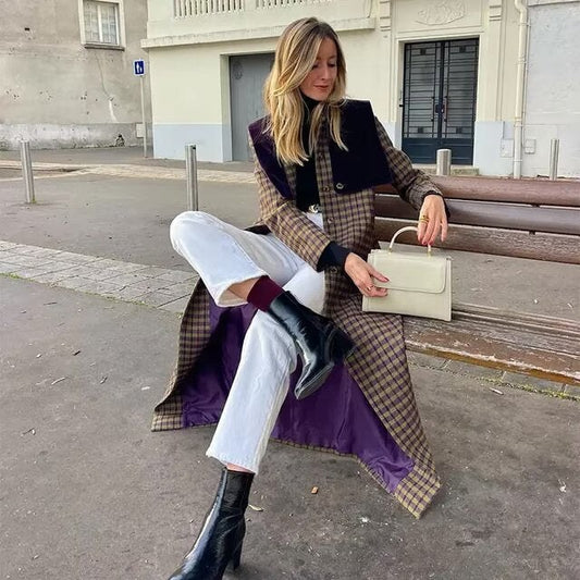 Marcella | Women's Trench Coat in Light Purple