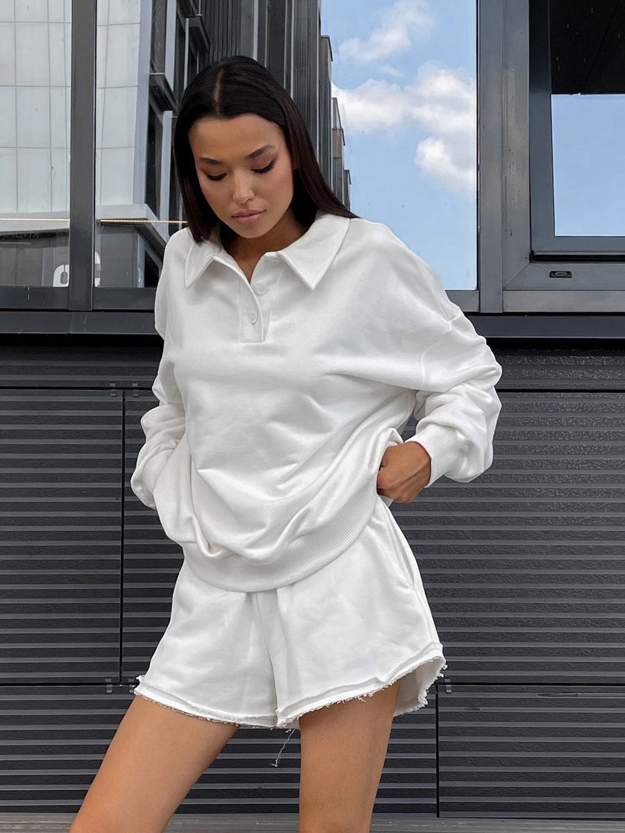 Marcelline | Women's Soft Shorts in White