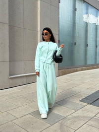 Margarethe | Women's Top in Cyan