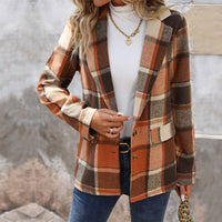 Margaux | Women's Blazer in Orange Brown