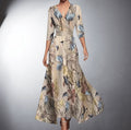 Margery | Women's V-Neck Wrap Maxi Dress
