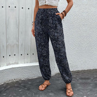 Margherita | Women's Elastic Waist Pockets Pants – Dress Pants