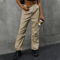 Marguerita | Women's Elastic Waist Pockets Pants – Dress Pants