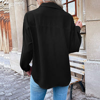 Mariangela | Women's Button-Front Lightweight Blouse Top