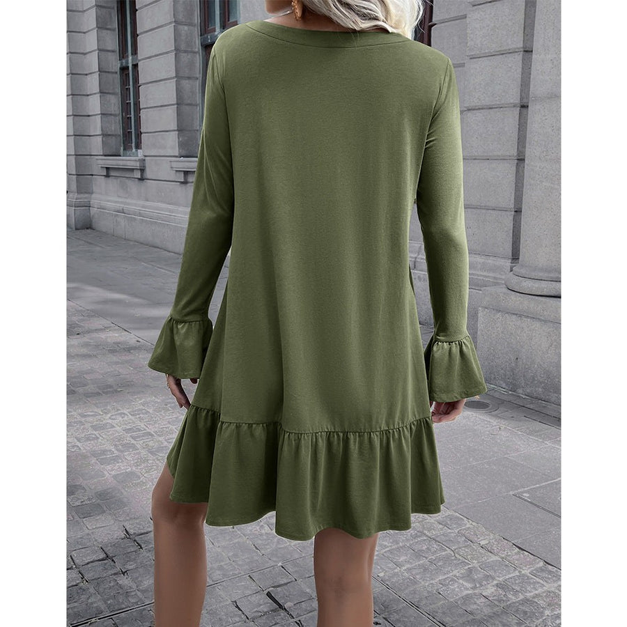 Marianthe | Women's V-Neck Dress – Casual Dress