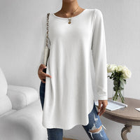 Maribella | Women's Crew Neck Long Sleeve Elegant Top