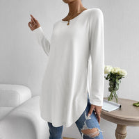 Maribella | Women's Crew Neck Long Sleeve Elegant Top