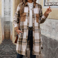 Mariella | Women's Pockets Coat in Brown