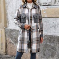 Mariella | Women's Pockets Coat in Gray