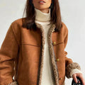 Marigold | Women's Button Front Trim Detail Jacket