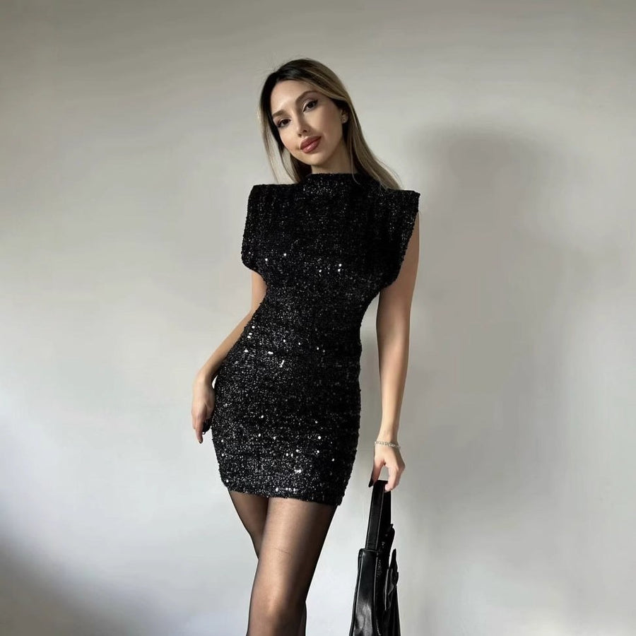 Marion | Women's Cocktail Dress in Black