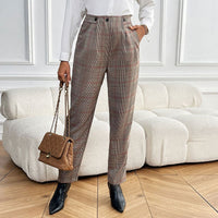 Marion | Women's Fashionable Tapered Pants – Dress Pants in Mocha