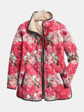Marisol | Women's Rose Heart Quilted Print Jacket
