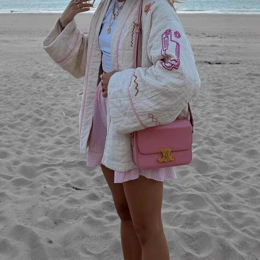 Marisol | Women's Pockets Jacket in White