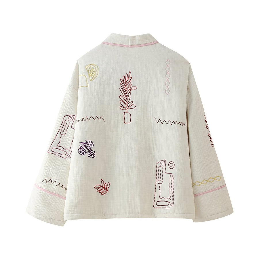 Marisol | Women's Pockets Jacket in White