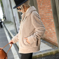 Marlene | Women's Zip Front Textured Jacket