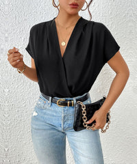 Marsaili | Women's Elegant Blouse Top in Black