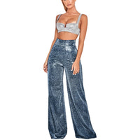 Martha | Women's Two-Piece Set in Dark Blue