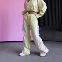 Marthe | Women's Elastic Waist Drawstring Casual Pants – Dress Pants