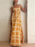 Marthe | Women's Square Neck Maxi Sundress