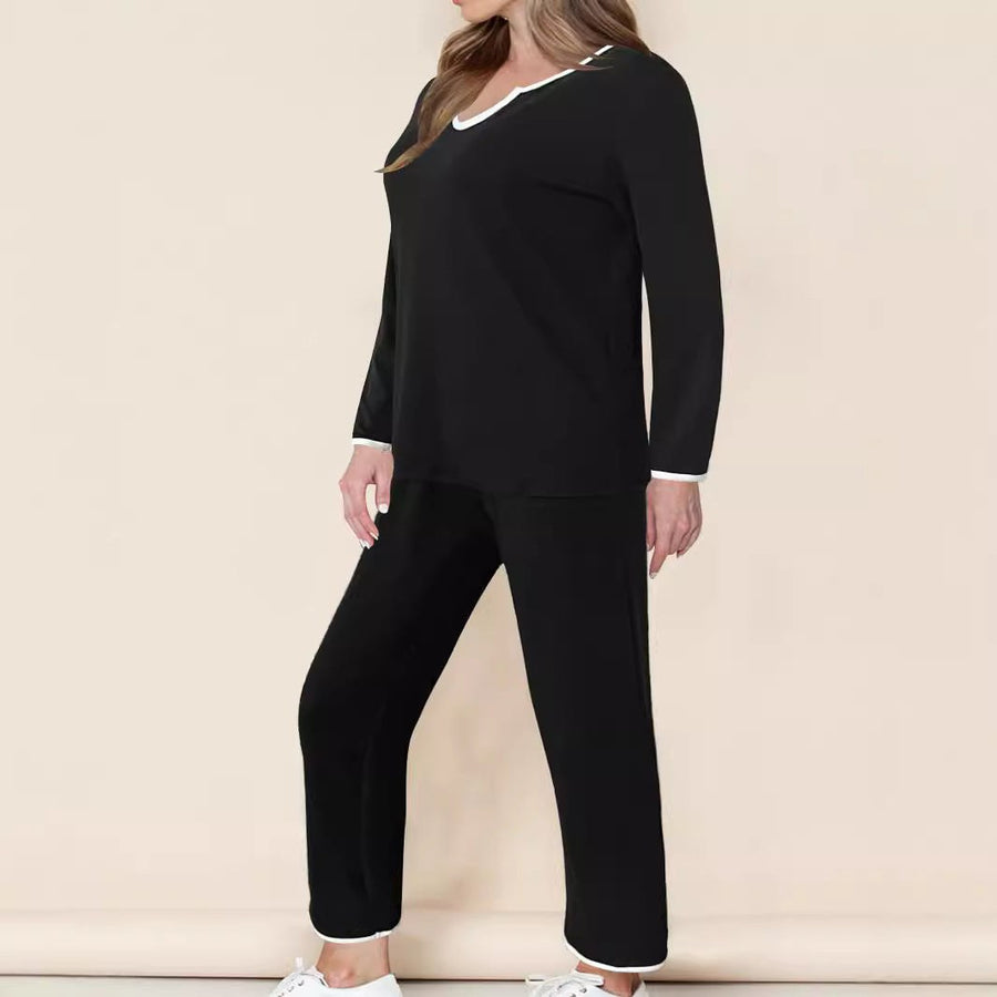 Martina | Women's Two-Piece Set in Black