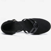 Maureen | Women's Elegant Dance Shoes with Flexible Sole, Ankle Strap and Block Heel