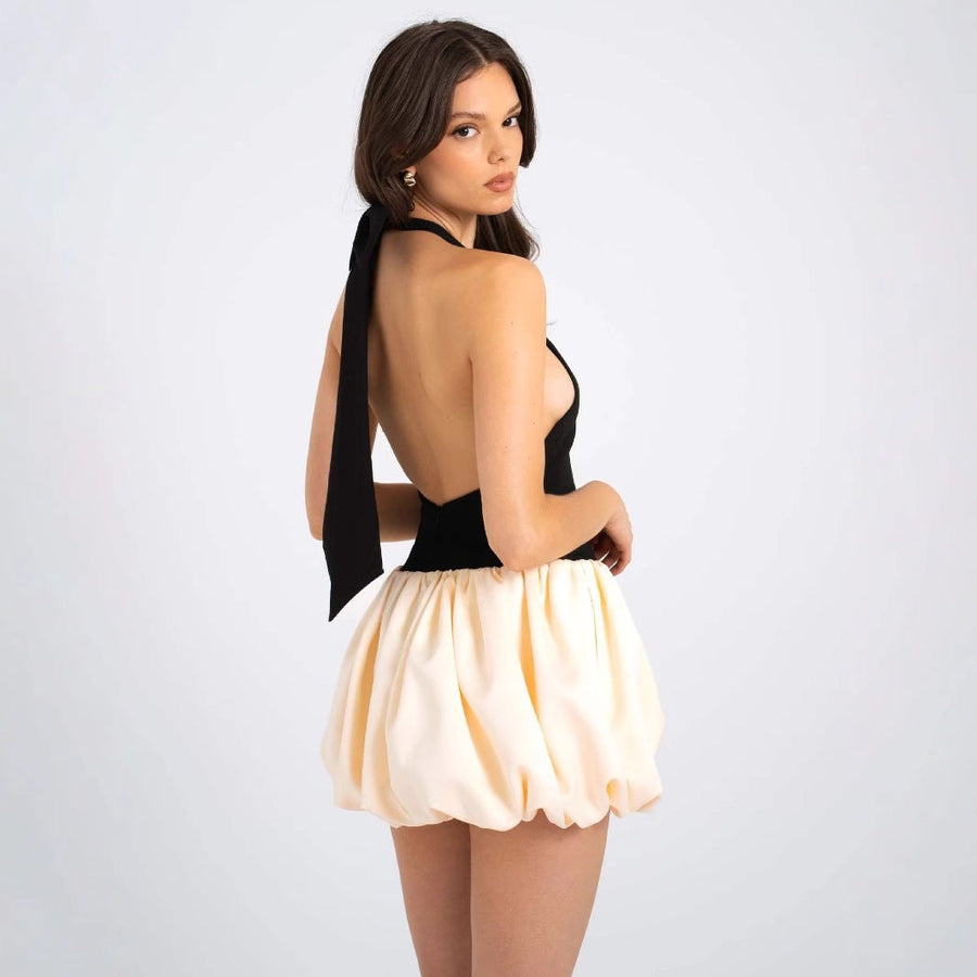 Maureen | Women's Voluminous Pockets Dress – Casual Dress in Black