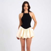 Maureen | Women's Voluminous Pockets Dress – Casual Dress in Black